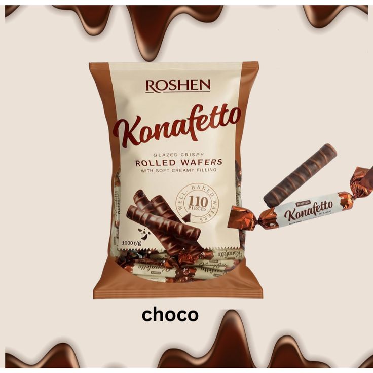 ROSHEN KONAFETTO CHOCOLATE IMPORTED