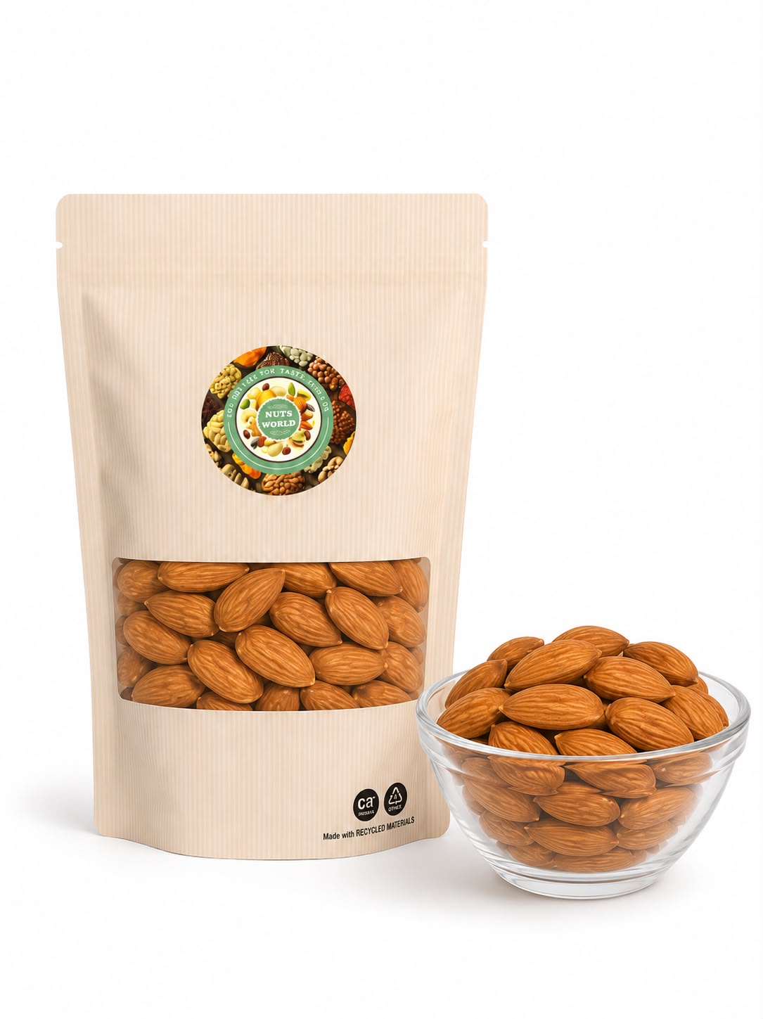 JUMBO ALMONDS (CALIFORNIA) 500GM